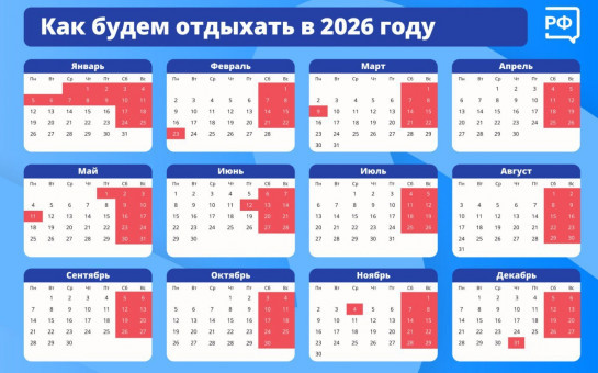 Как будем отдыхать в 2026 году?